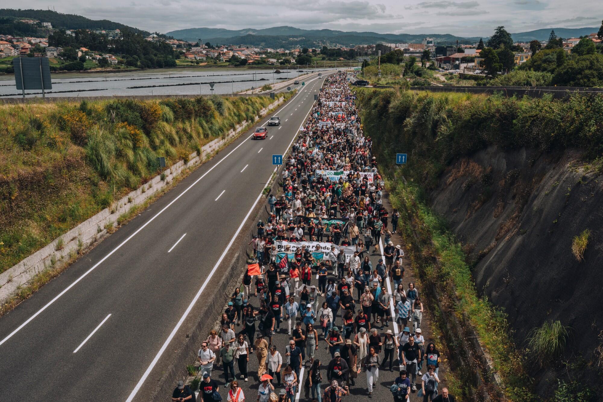 Manifestación Altri Ence Pontevedra 1 de junio